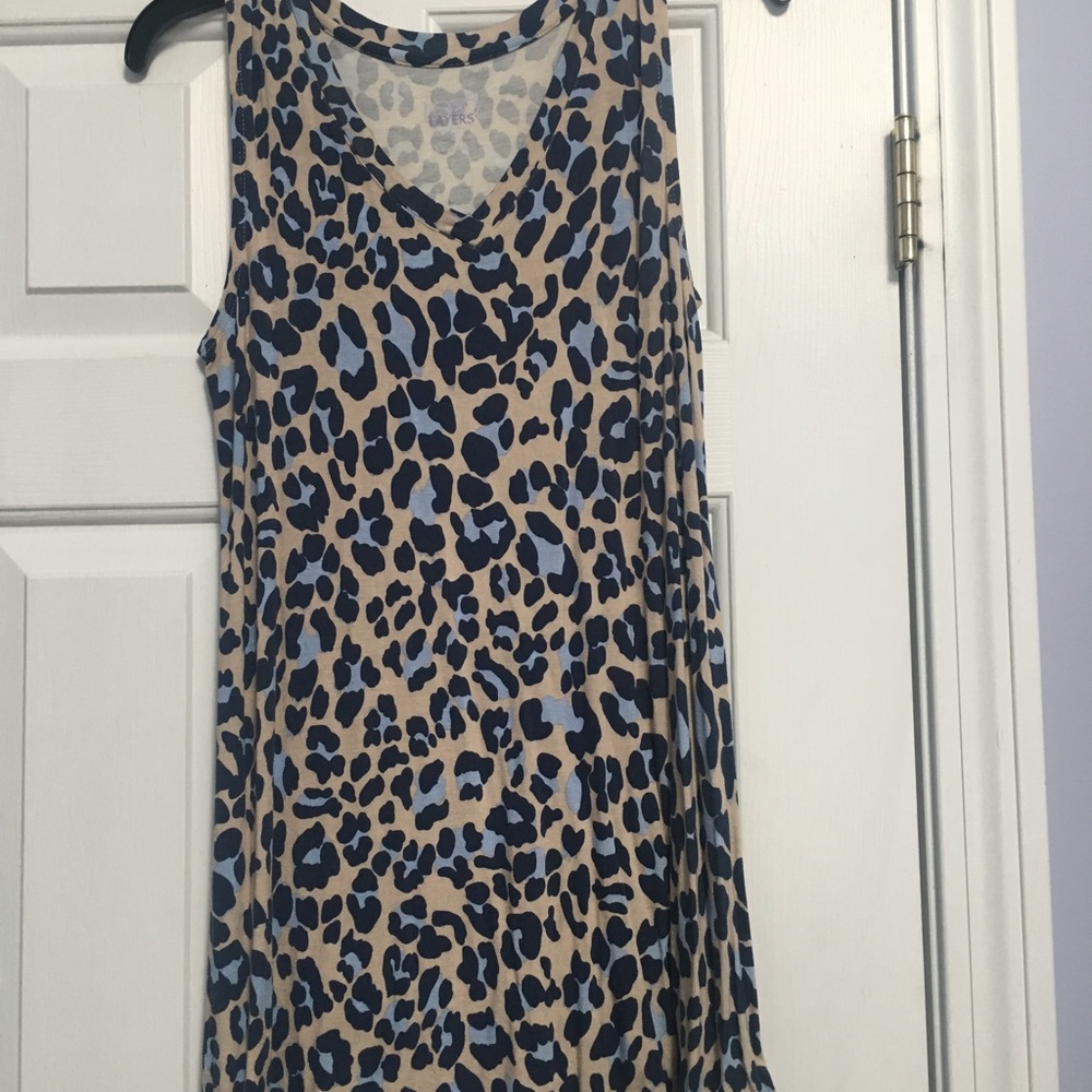 2 piece set-Logo print tank with matching tunic